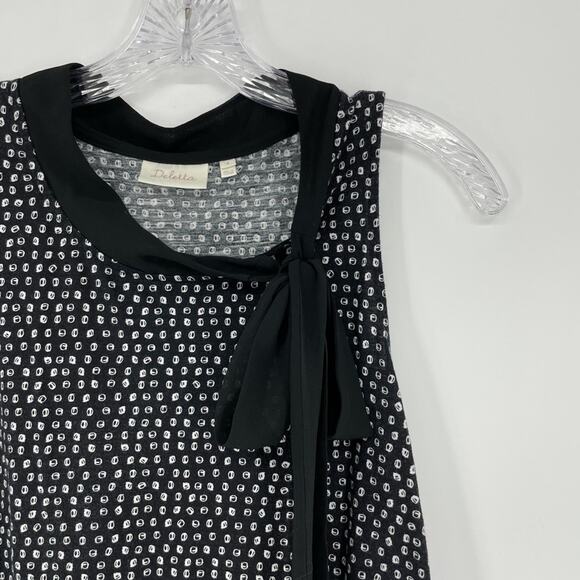 Deletta Anthropologie Sleeveless Printed Top Size Medium - Picture 4 of 6